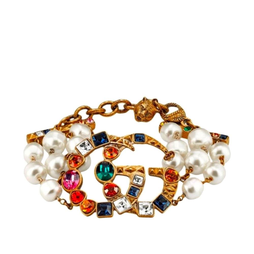 Crystal Double G Bracelet